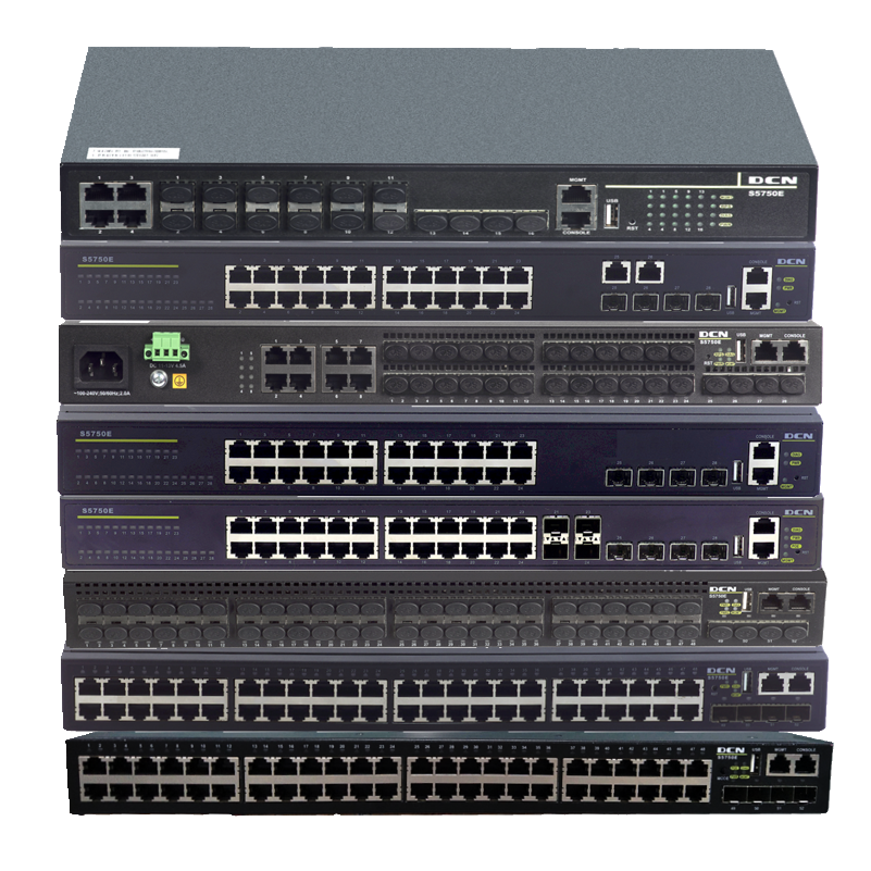 S5750E系列绿色智能万兆安全汇聚接入交换机