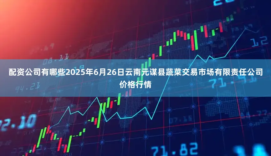 配资公司有哪些2025年6月26日云南元谋县蔬菜交易市场有限责任公司价格行情